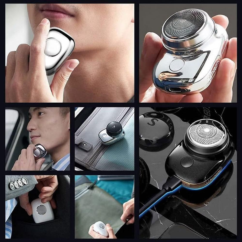 Mini Electric Shaver Portable | Pocket fashion | Rechargeable | Wireless Beard, Hair Razor for Men and Women | Home, Travel, Gift |